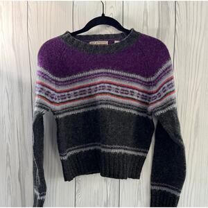 Vintage Y2K 90s Best Authentic True Mark Gray Womens Size Medium Sweater Wool